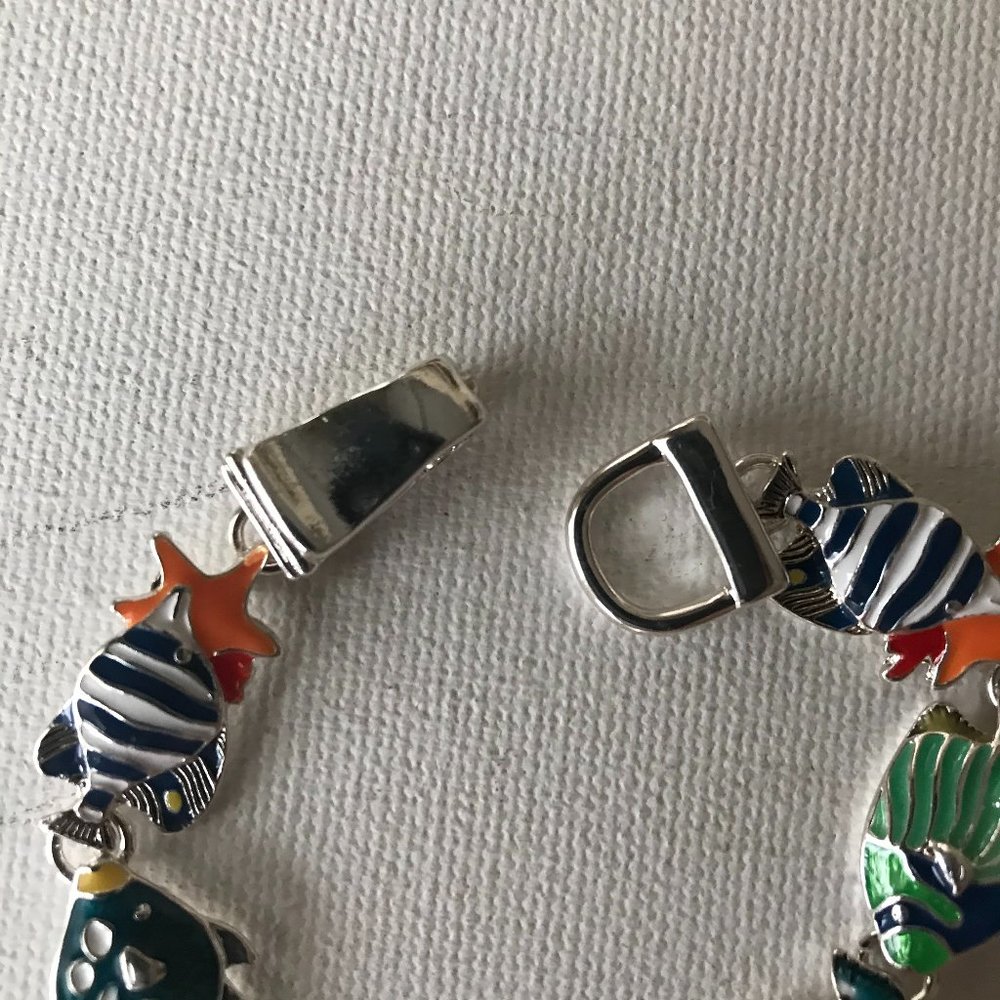 Fish Bracelet Magnetic Closure New Beach Jewelry - Picture 8 of 9